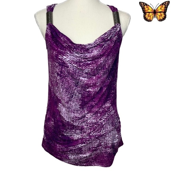 UNLISTED by Kenneth Cole Cowl Neck Sleeveless Dress Top Size Small - Picture 1 of 11